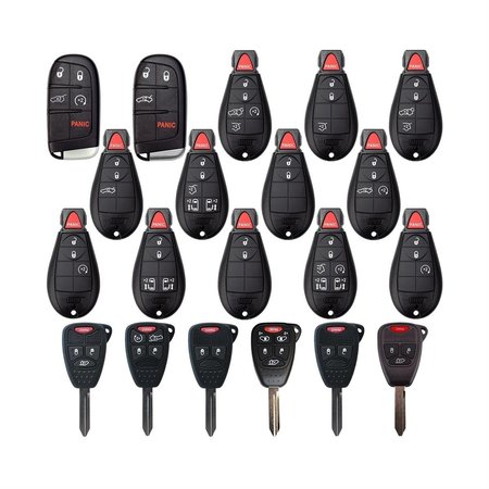 XTOOL USA Chrysler Remotes Starter Bundle (26 Pieces) 27301232